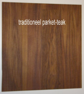 Traditioneel parket teak